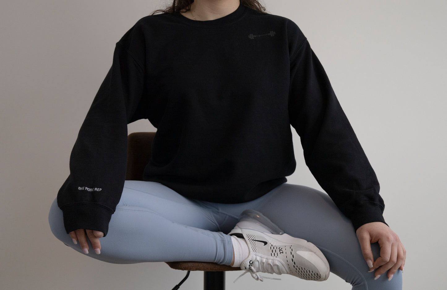 Limitless Barbell Unisex Crew (Black)